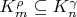 $K_m^{\rho} \subseteq K_n^{\gamma}$
