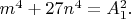 $m^4+27n^4=A_1^2.$