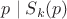 $p\mid S_k(p)$