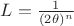 $L=\frac 1 {(2\theta)^n}$
