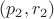 $(p_2,r_2)$
