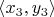 $\langle x_3, y_3\rangle$