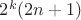 $2^k(2n+1)$