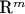 \mathbb R^m