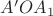 $A'OA_1$