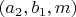 $(a_2,b_1,m)$