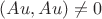 $(Au,Au)\ne0$