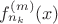 $f_{n_k}^{(m)}(x)$