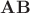 $\mathbf{A}\mathbf{B}$