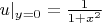 $u|_{y=0}=\frac 1 {1+x^2}$