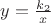 $y=\frac{k_2}{x}$