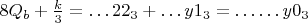 $8Q_b+\frac k3=\dots 22_3+\dots y1_3=\dots \dots y0_3$