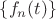 $\left\lbrace f_n(t)\right\rbrace$