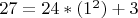 $27={24*(1^2)+3}$