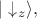 $|\downarrow_z\rangle,$