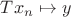 $Tx_n \mapsto y$