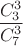 $\dfrac{C_3^3}{C_7^3}$