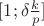 $[1;\delta \frac{k}{p}]$