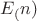 $E_(n)$