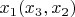 $x_1(x_3,x_2)$