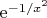 $\mathrm{e}^{-1/x^2}$