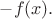 $-f(x).$