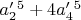 $a'_2^5+4 a'_4^5$