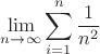 $$\lim_{n \to \infty} \sum_{i=1}^n \frac{1}{n^2}$$