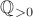 $\mathbb Q_{>0}$