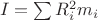 $I_{блока} = \sum{R_i^2 m_i}$