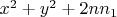 $ x^2+y^2+2nn_1$