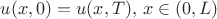 $u(x,0) =u(x,T), \, x \in (0,L)$ $u(x,0) =u(x,T), \, x \in (0,L)$