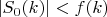 $|S_0(k)|<f(k)$
