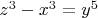 $z^3-x^3=y^5$