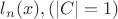 $l_n(x), (|C|=1)$