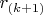$r_{(k+1)}$
