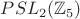 $PSL_2(\mathbb{Z}_5)$