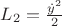 $L_2=\frac{\dot{y}^2}{2}$
