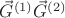 $\vec G^{\left(1\right)}\vec G^{\left(2\right)}$