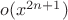 $o(x^{2n+1})$