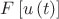 $F \left [ u \left (t\right)\right]$