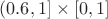 $(0.6,1]\times [0,1]$