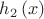 $h_2\left(x\right)$
