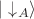 $|\downarrow_A\rangle$