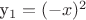 y_1=(-x)^2