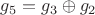 $g_5=g_3\oplus{g_2}$