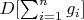 $D[\sum_{i=1}^n {g_i}]$