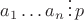 $a_1\dots a_n\mathop{\vdots} p$