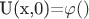 U(x,0)=\varphi(х)