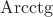 $\operatorname{Arcctg}$